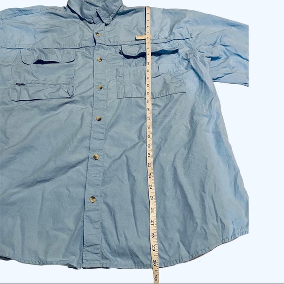 Reel Legends Light Blue Vented Fishing Shirt Men's XL - Picture 6 of 7